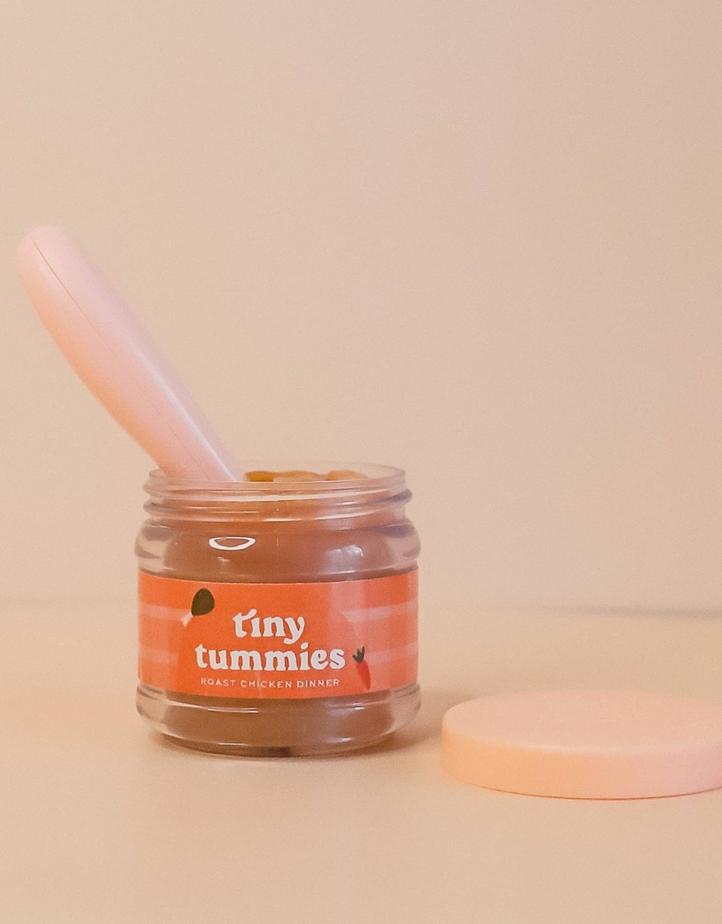 Tiny Tummies Food Jar and Spoon | Roast chicken dinner