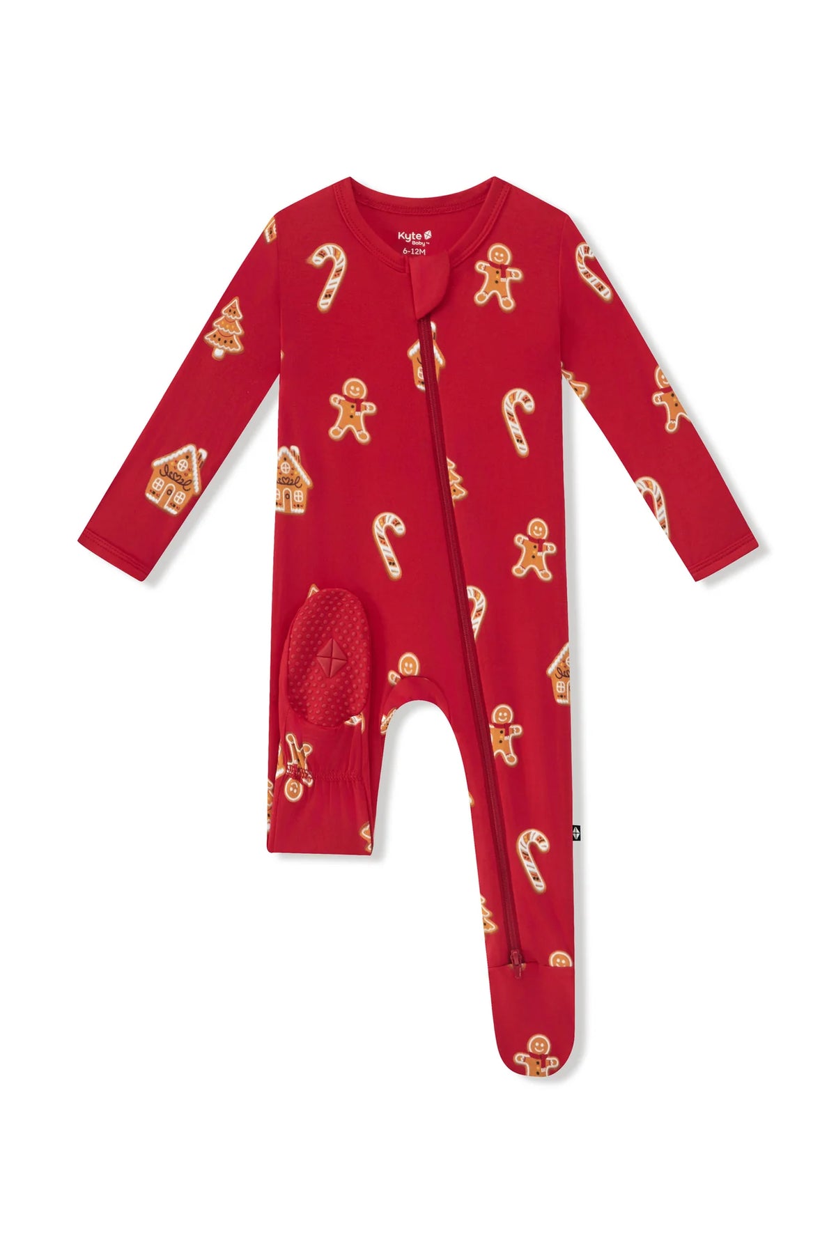 Zippered Footie | Gingerbread