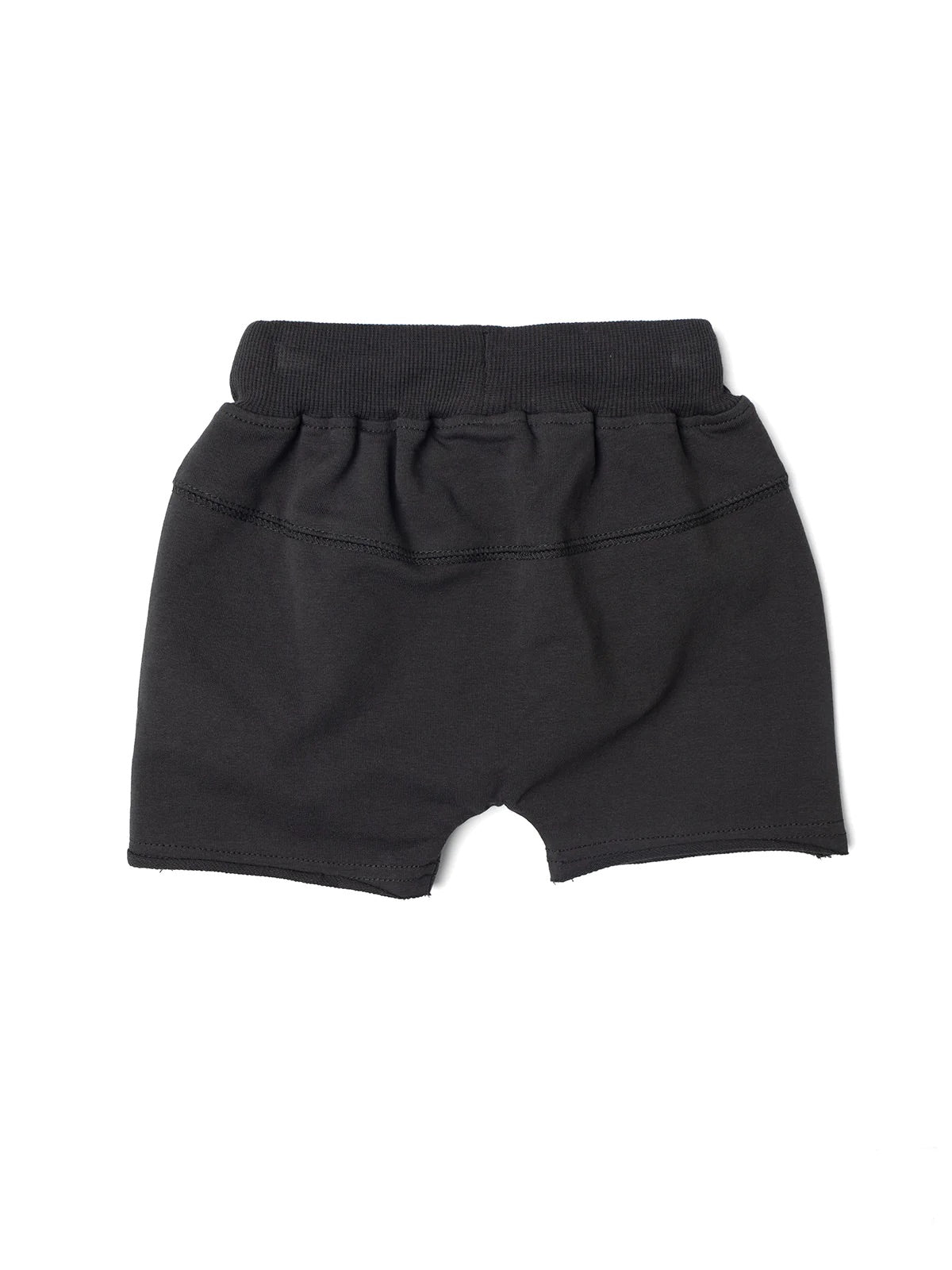 Raw Edge Harem Short I Charcoal