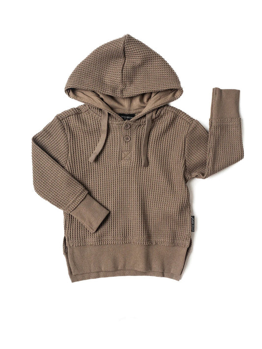 Thermal Hoodie I Mocha