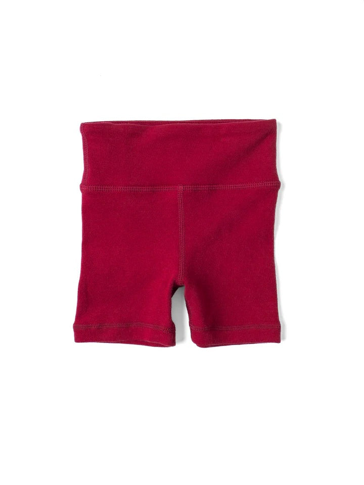 Elevated Biker Short I Red