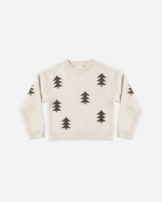 Aspen Sweater | Tree Jacquard