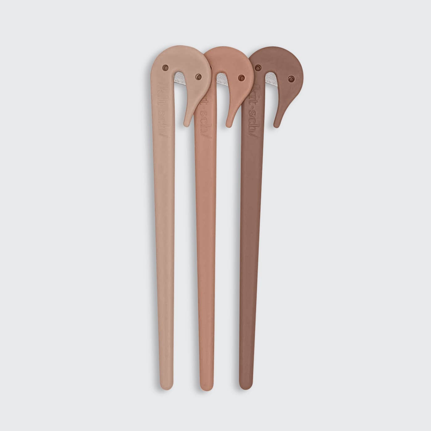 Eco-Friendly Elastic Cutters 3pc Set | Multi-coloured