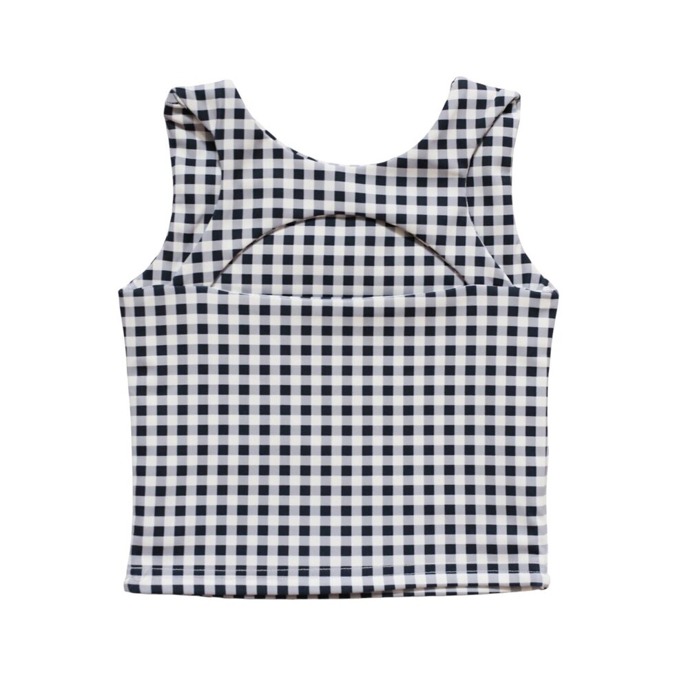 Sideline Set | Black Gingham