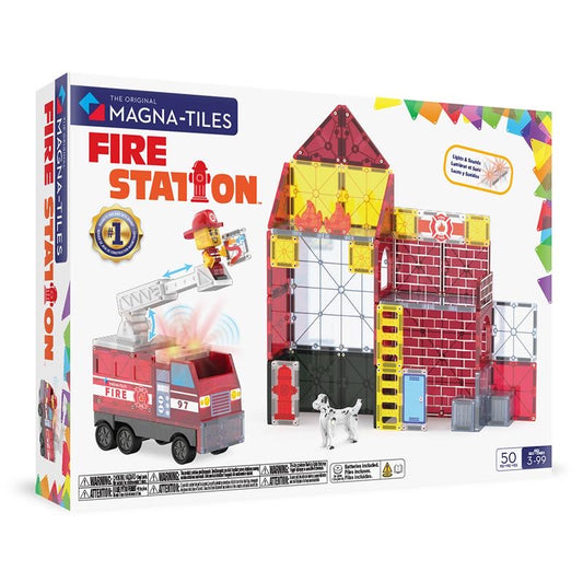 Magna-Tiles | Fire Station