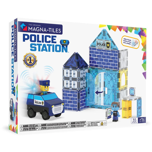 Magna-Tiles | Police Station