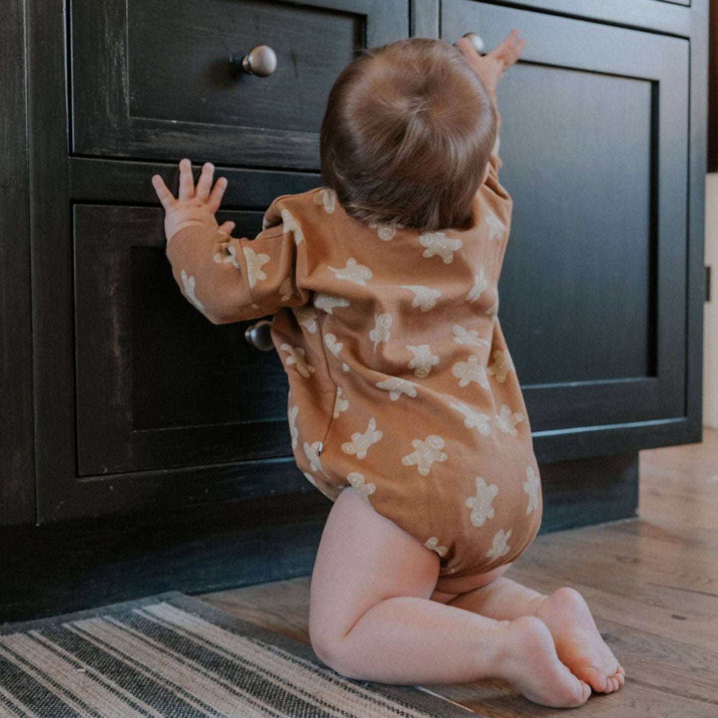 Bubble Romper I Gingerbread