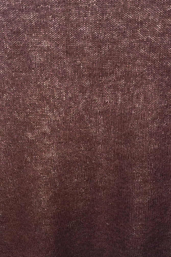 Cecile Crew Neck Mohair Sweater | Espresso