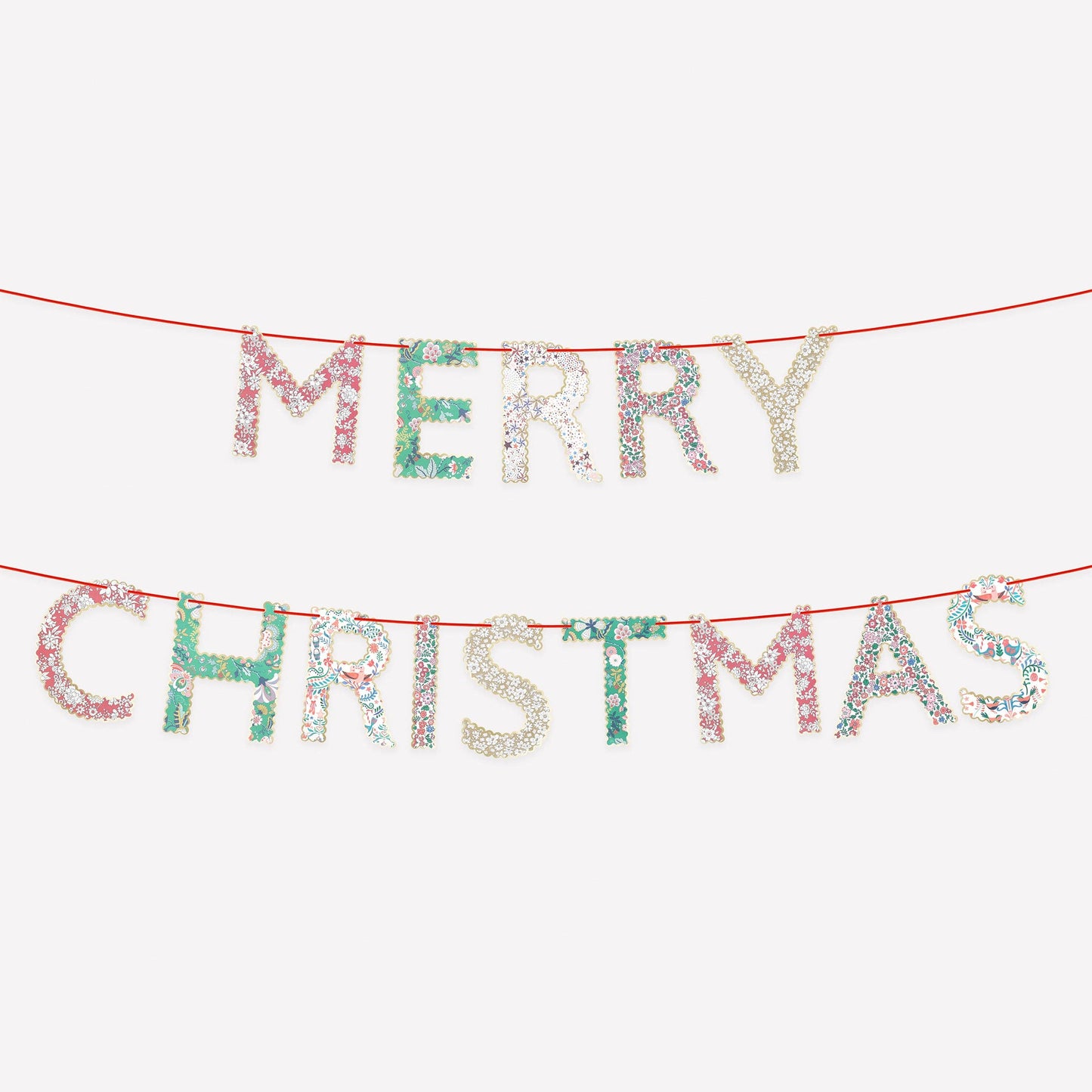 Merry Christmas Garland Set | Meri Meri X Liberty