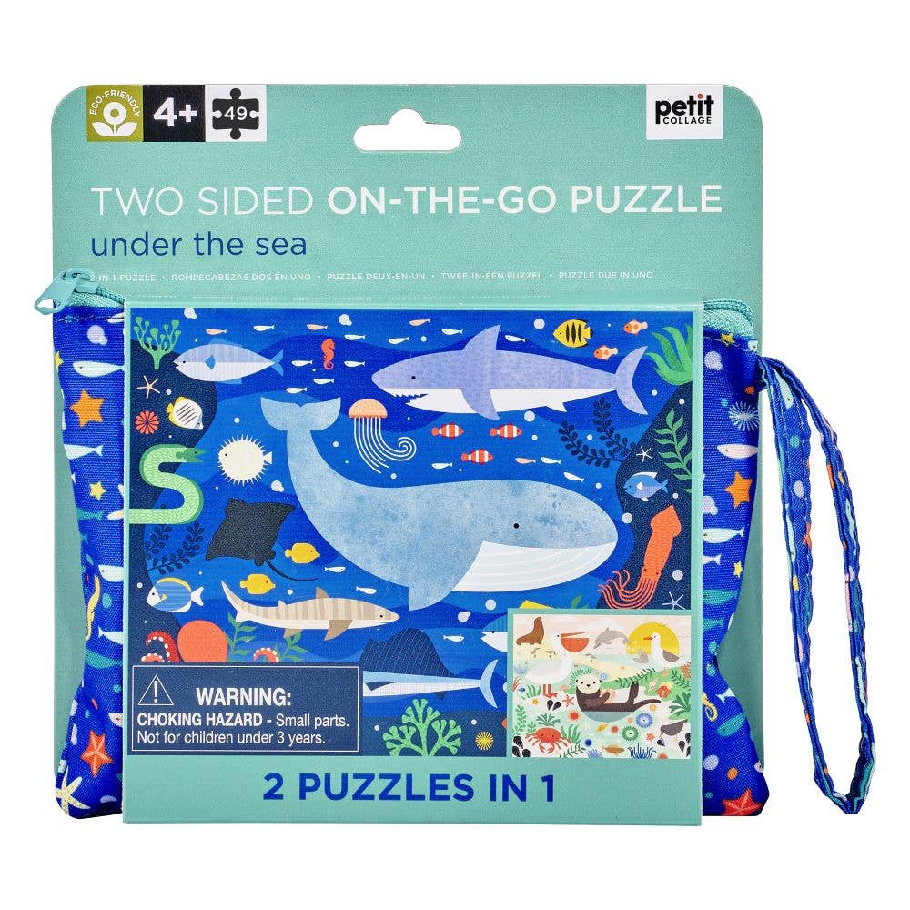 Two Sided On-The-Go Puzzle I Under The Sea