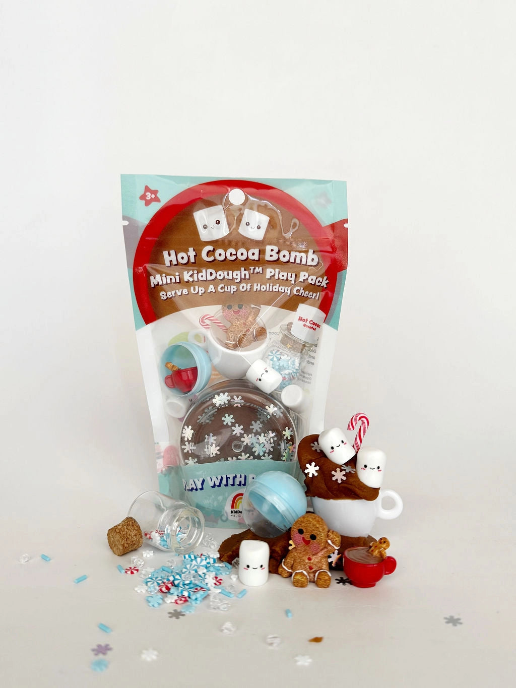 KidDough Mini Playkit | Hot Cocoa Bomb