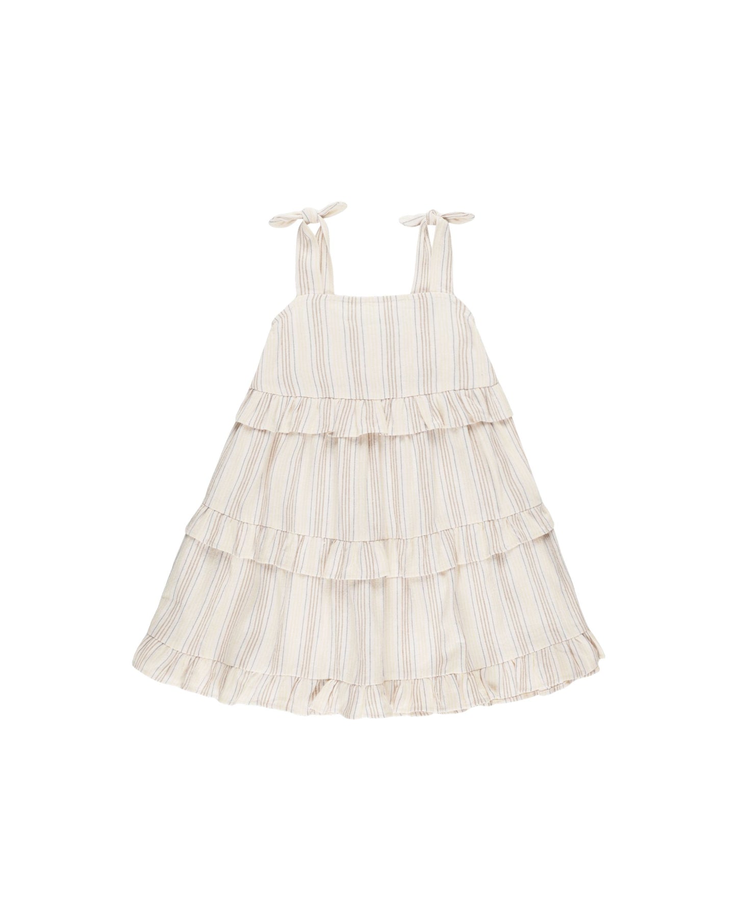 Ruffle Swing Dress I Summer Stripe