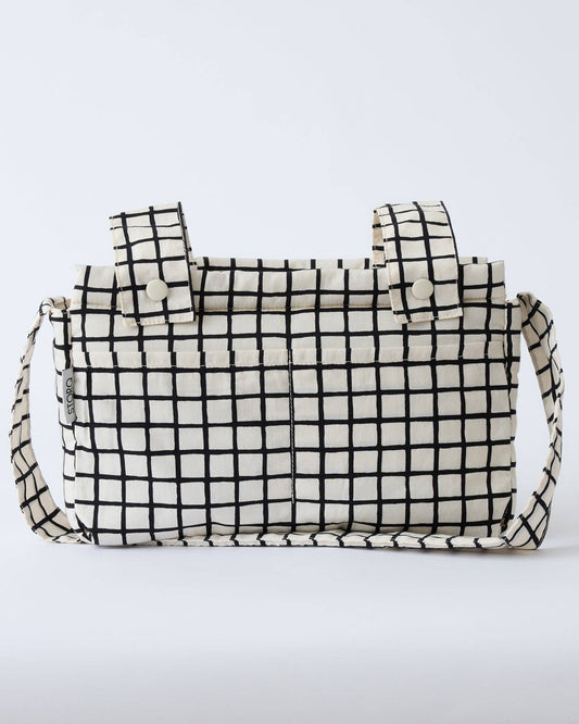 Fall Colors: Stroller Party™ Caddy Bag: Black Grid
