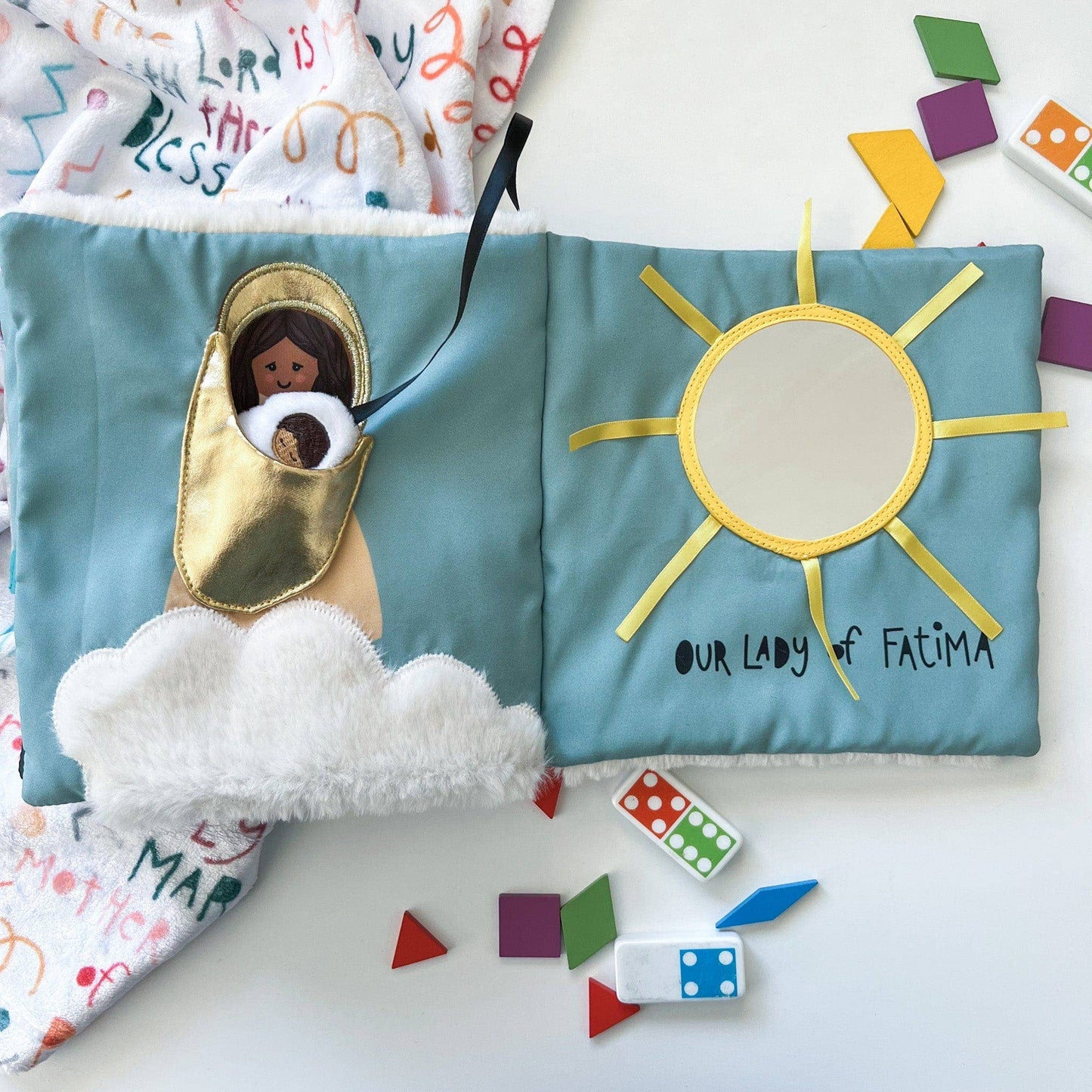 Mass Quiet Book | Wrapped in Mary's Mantle