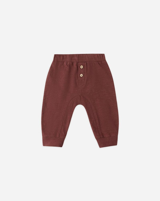 Baby Cru Pant | Burgundy