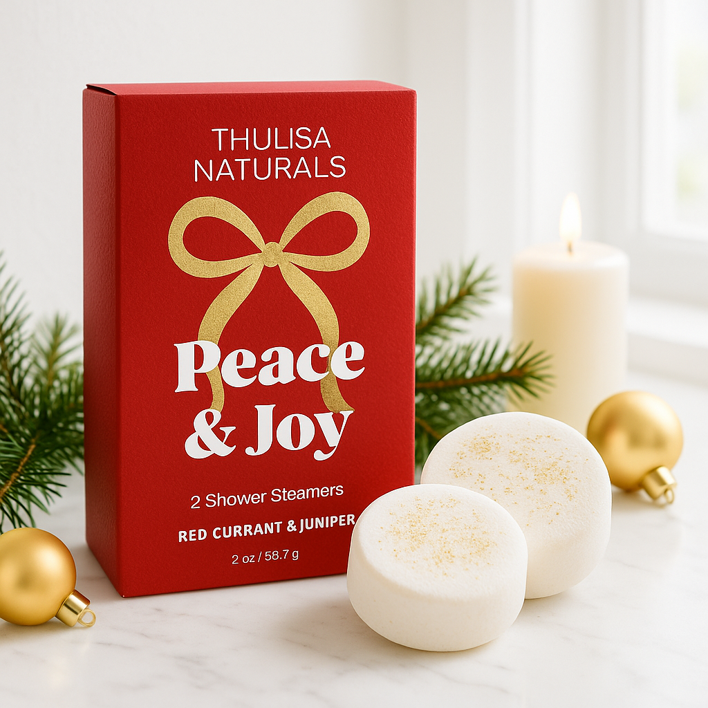 Shower Steamers Gift Set | Christmas Red Currant and Juniper