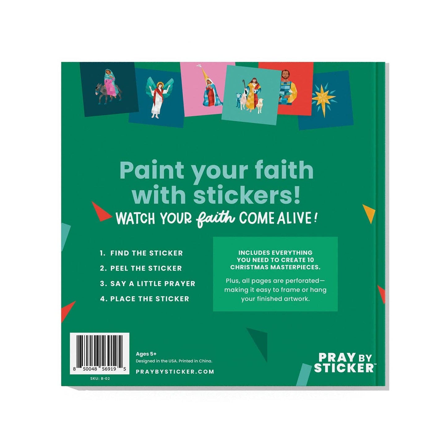 Pray by StickerI Christmas Sticker Book