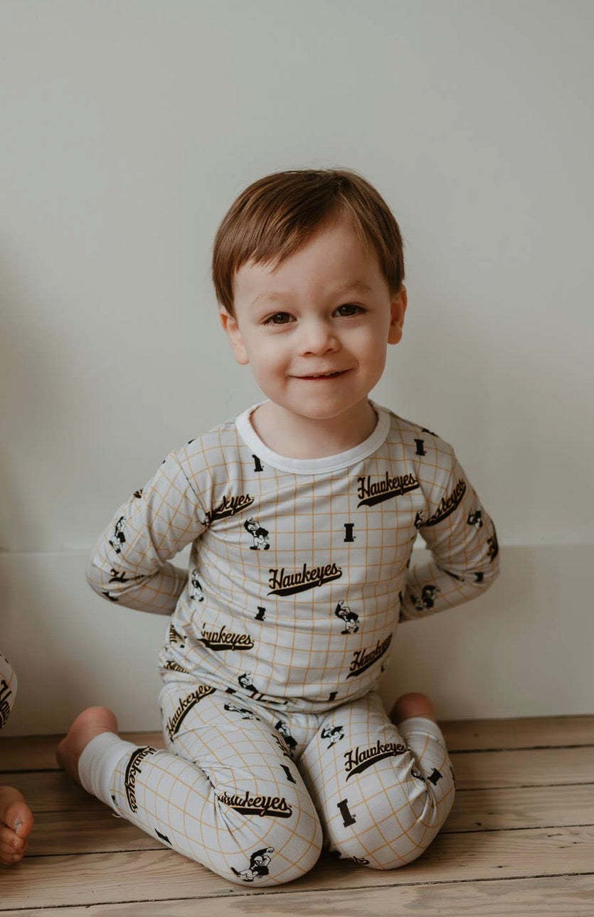 Two Piece Bamboo Pajama Set | Vintage Iowa