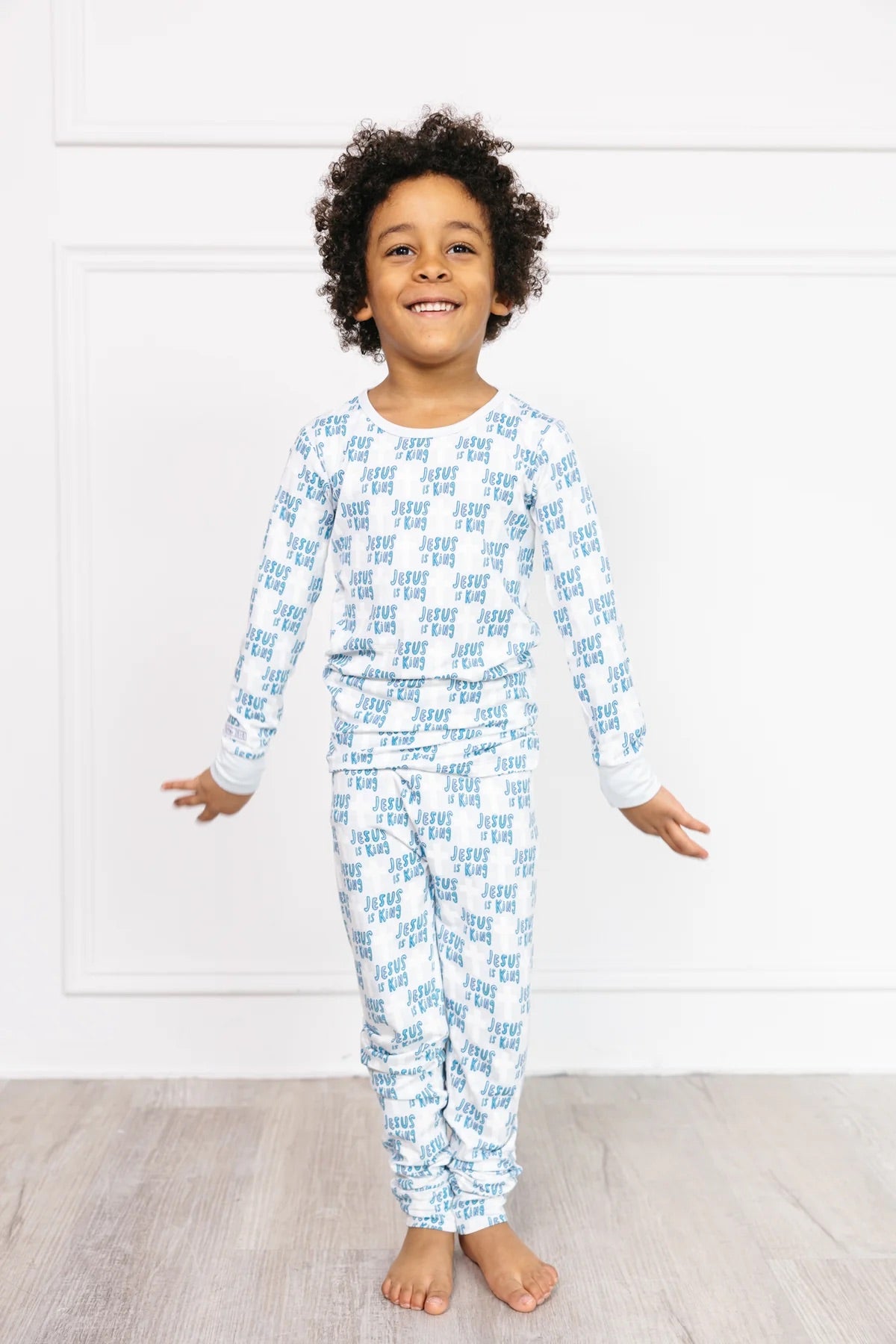 Bamboo Long Sleeve Pajama Set I Jesus Is King