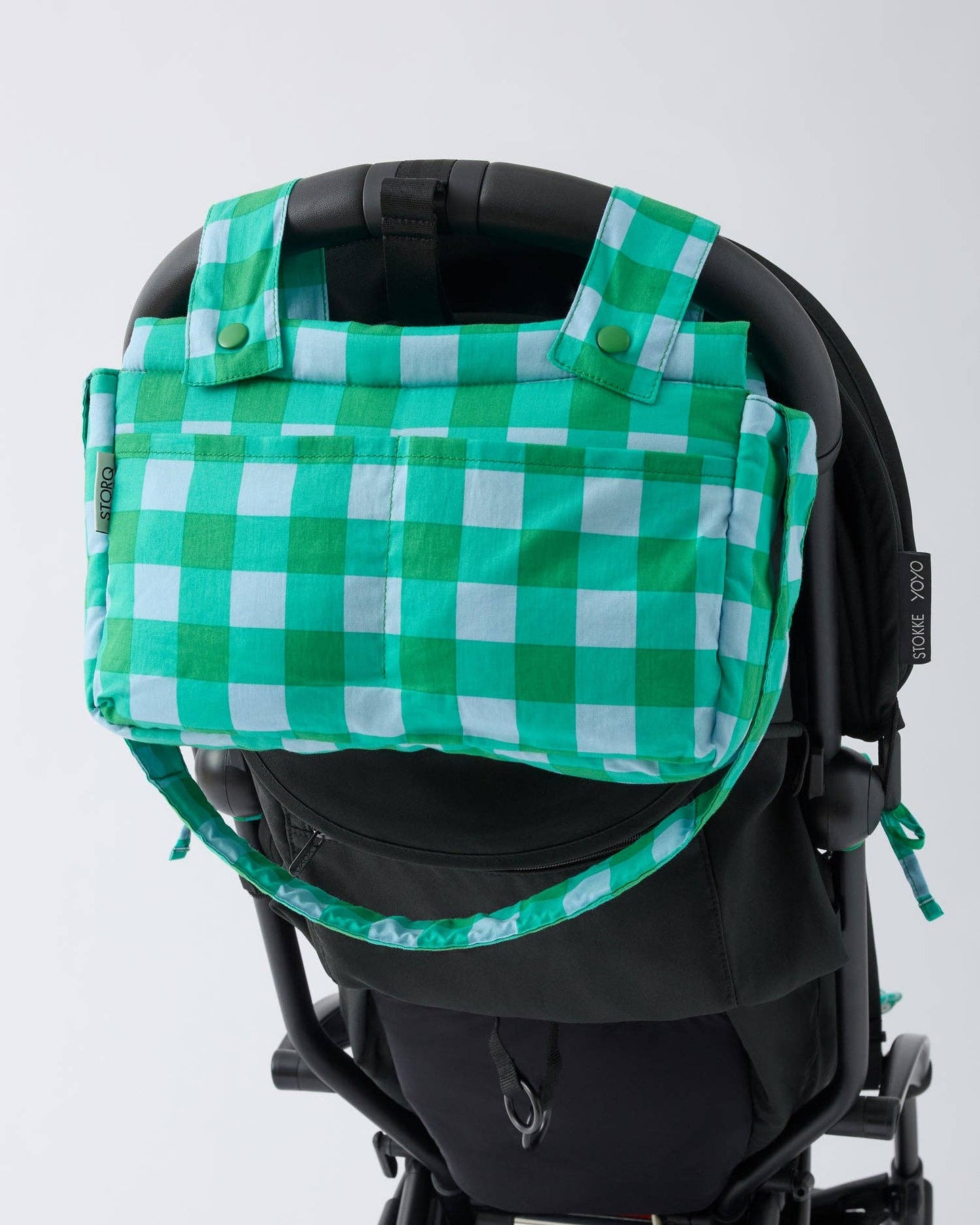 Fall Colors: Stroller Party™ Caddy Bag: Black Grid