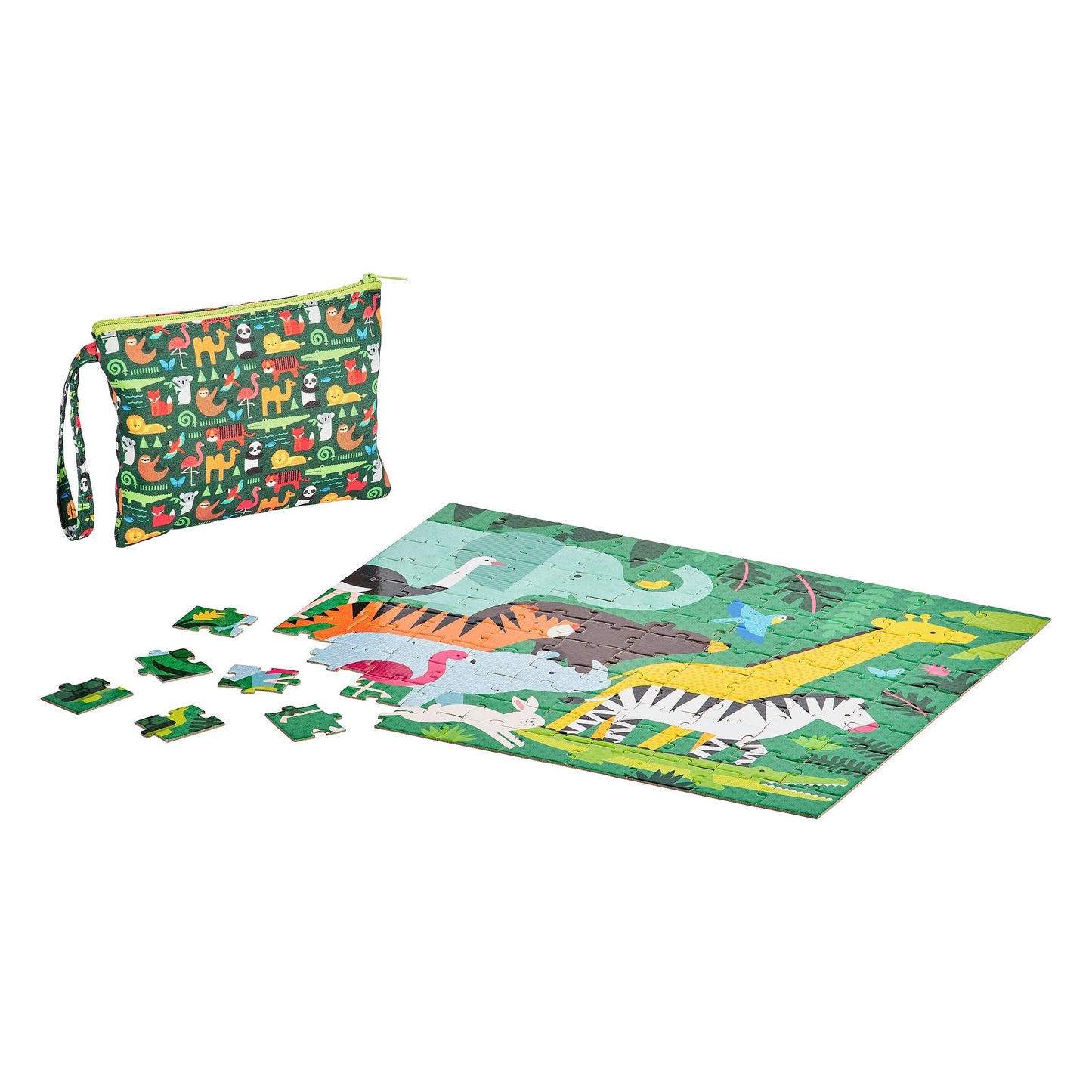 Two Sided On-The-Go Puzzle I Animal Menagerie