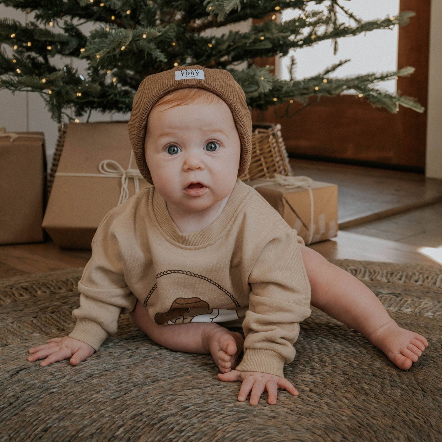 Bubble Romper I Ranch Santa