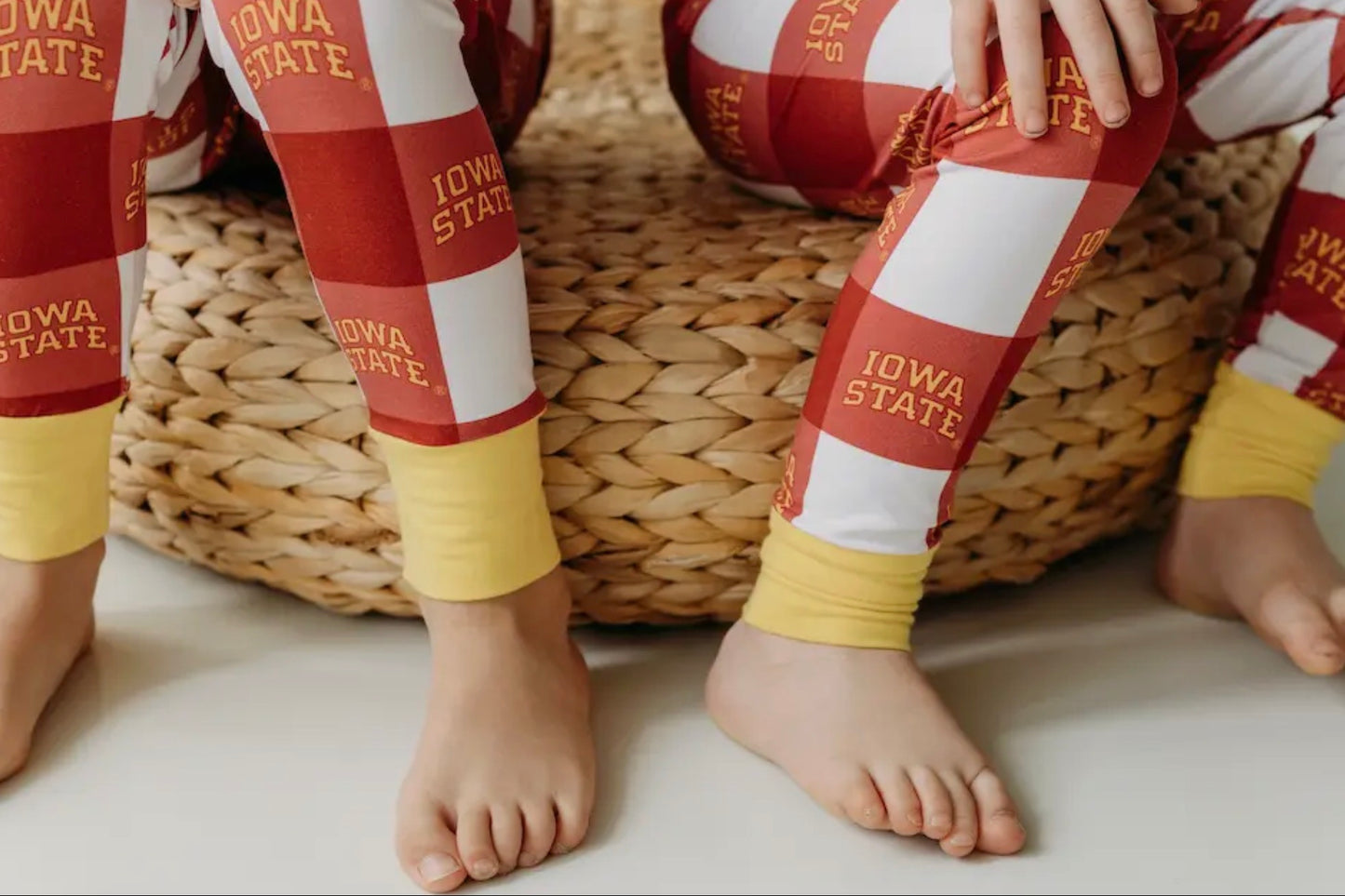Two Piece Bamboo Pajama Set | Iowa State Grid