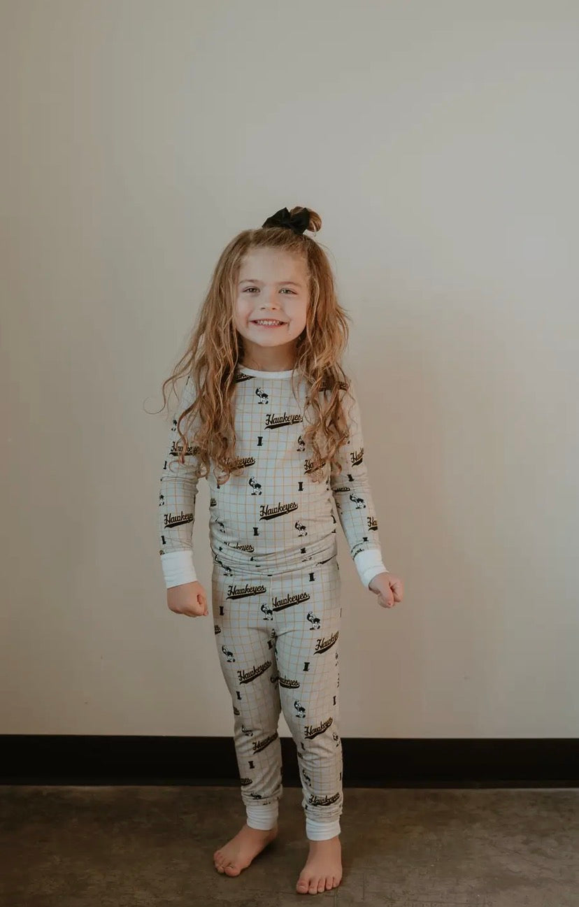 Two Piece Bamboo Pajama Set | Vintage Iowa