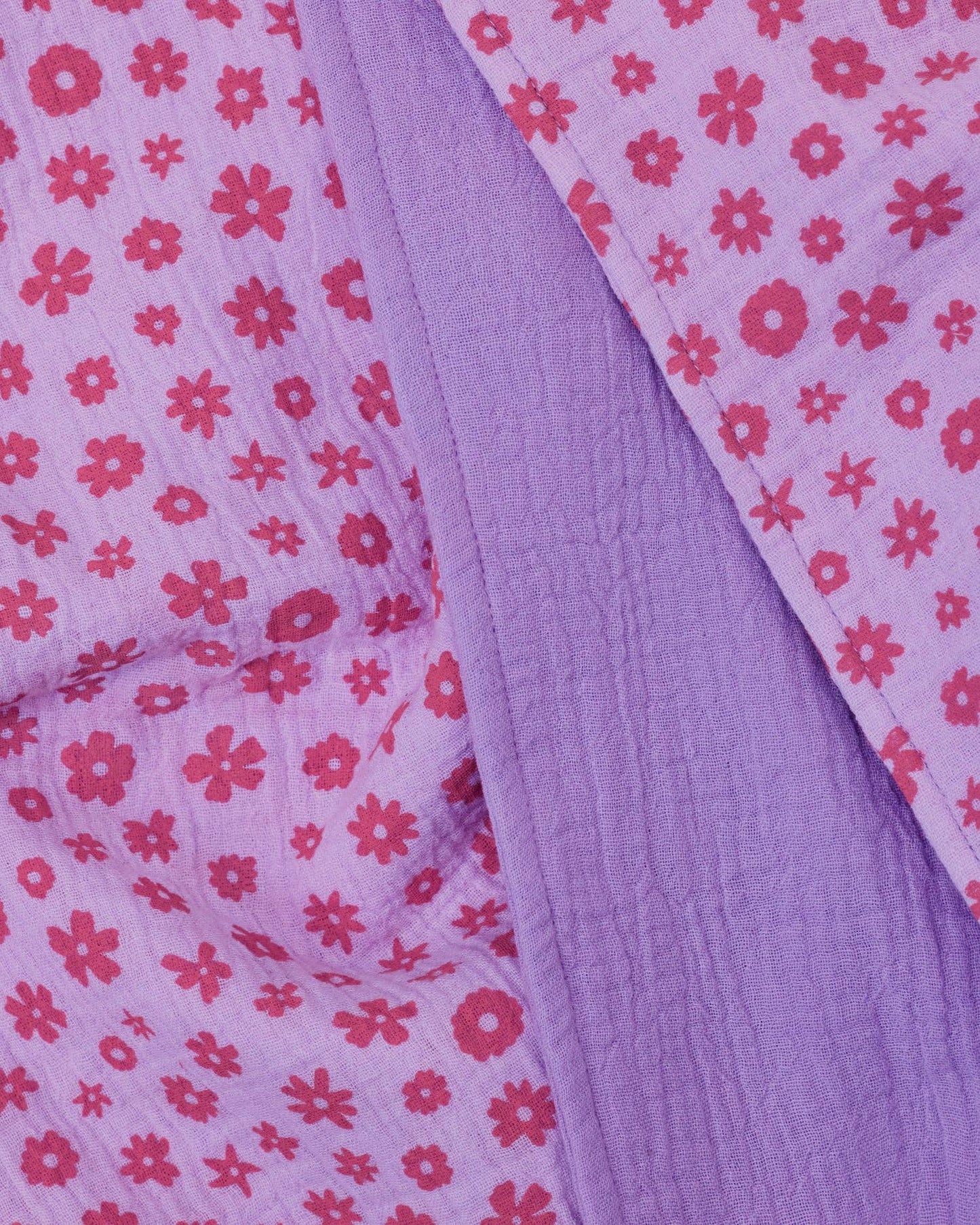 Organic Muslin Burp Cloth 3pk | Lavender Cosmos