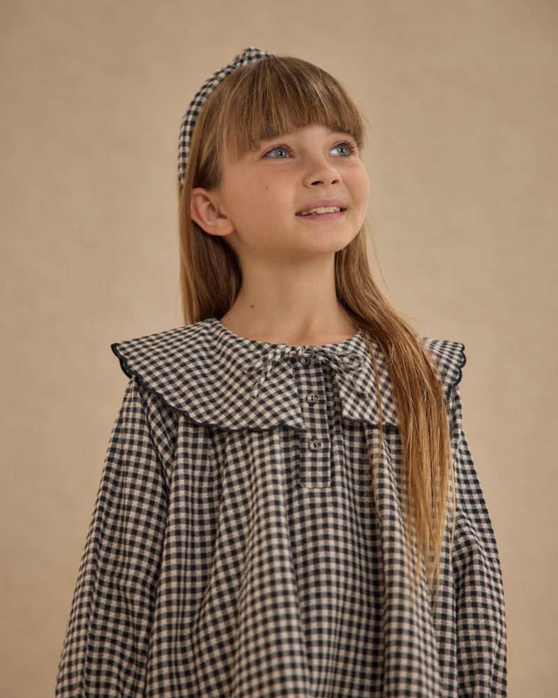 Mini Dress | Black Gingham