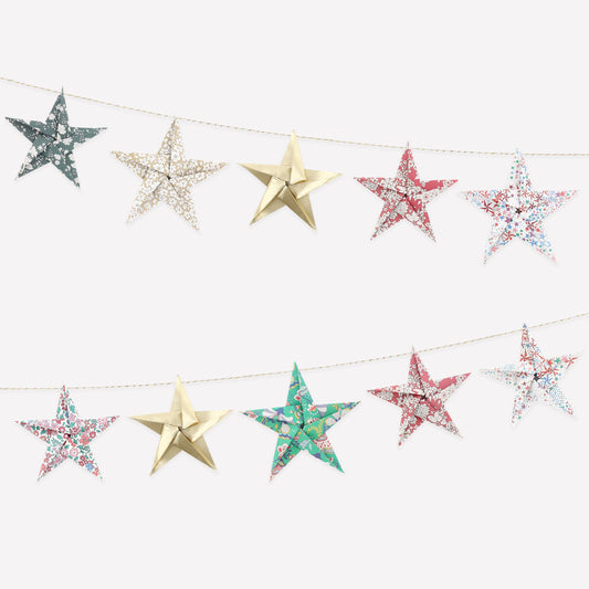 Meri Meri x Liberty | Origami Star Garland