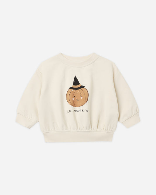 Relaxes Fleece Sweatshirt | Lil Pumpkin