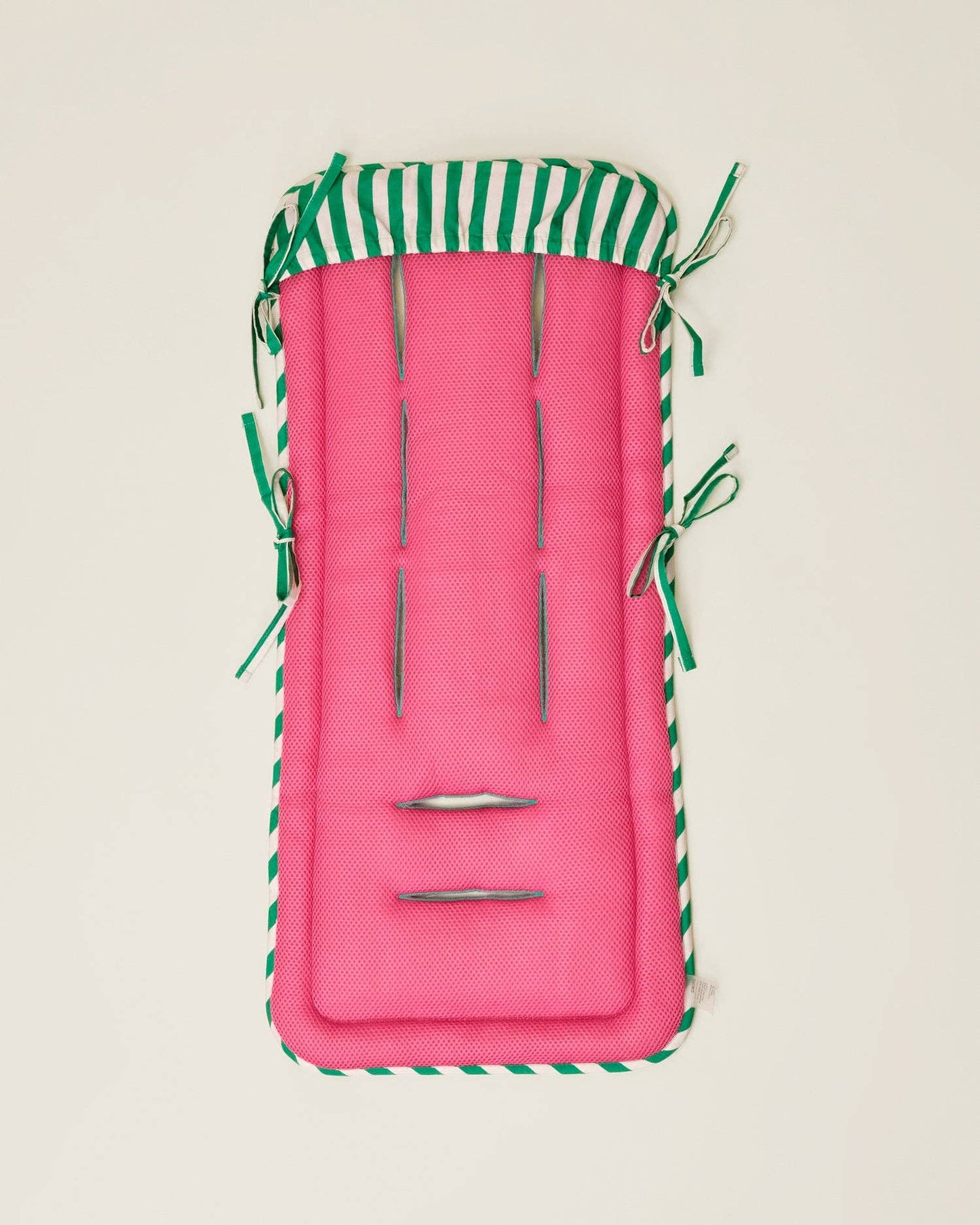 Stroller Party Seat Liner | Green Stripe