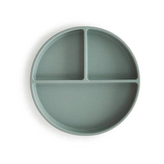 Silicone Suction Plate I Cambridge Blue