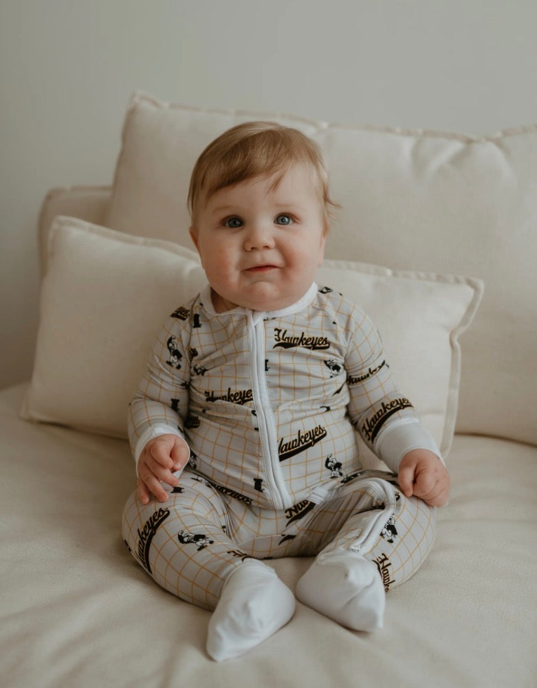 Bamboo Zip Romper | Vintage Iowa