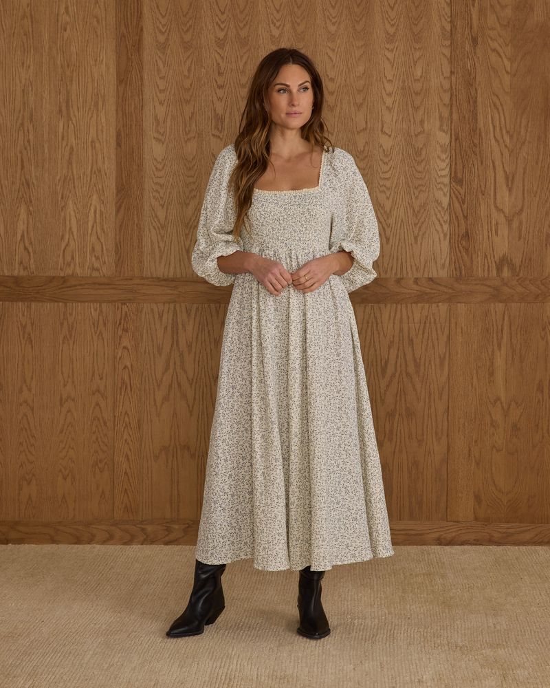 Della Dress || Blue Vines