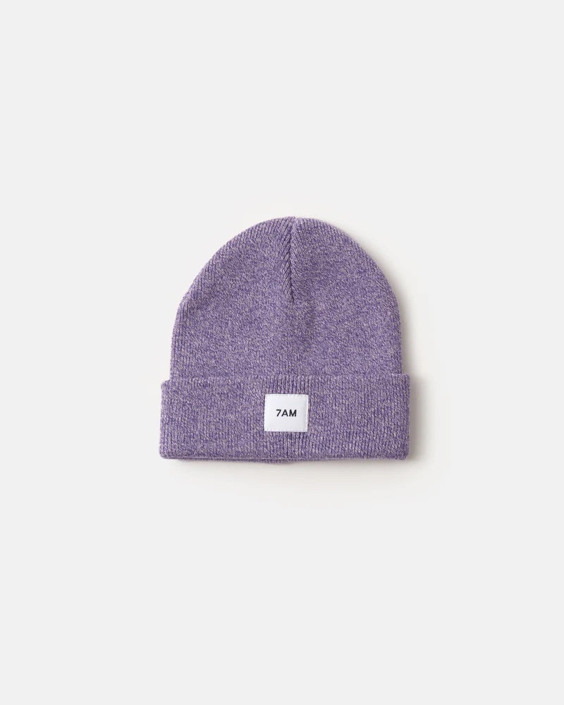 Beanie - Heather I Purple