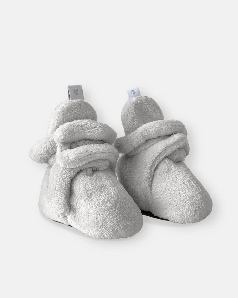 Plush Baby Booties Slippers | Pearl