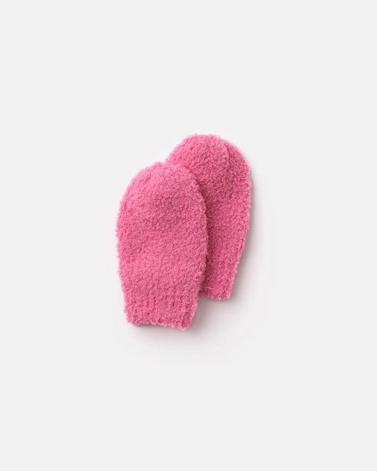 Fuzzy Mittens | Vivid Pink