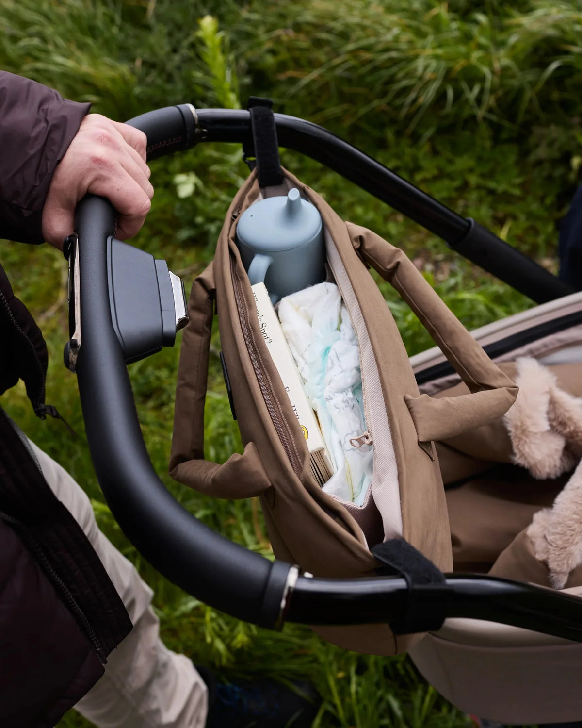 Romy Stroller Organizer | Moss Brown