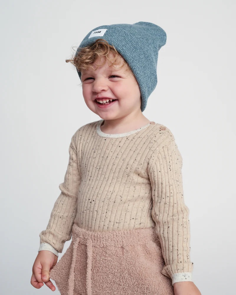 Beanie - Heather I Aqua