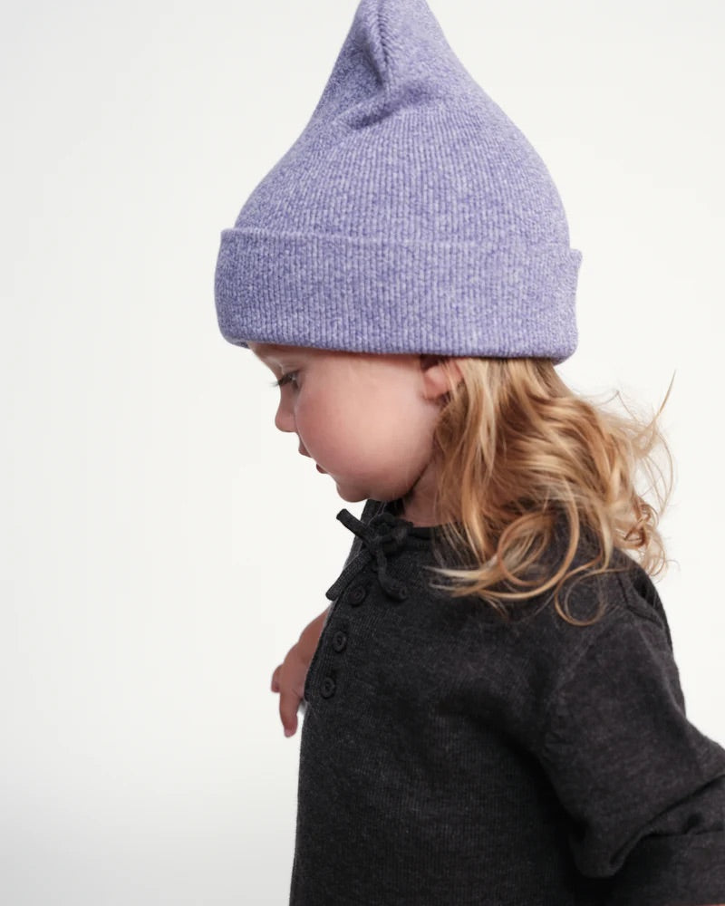 Beanie - Heather I Purple