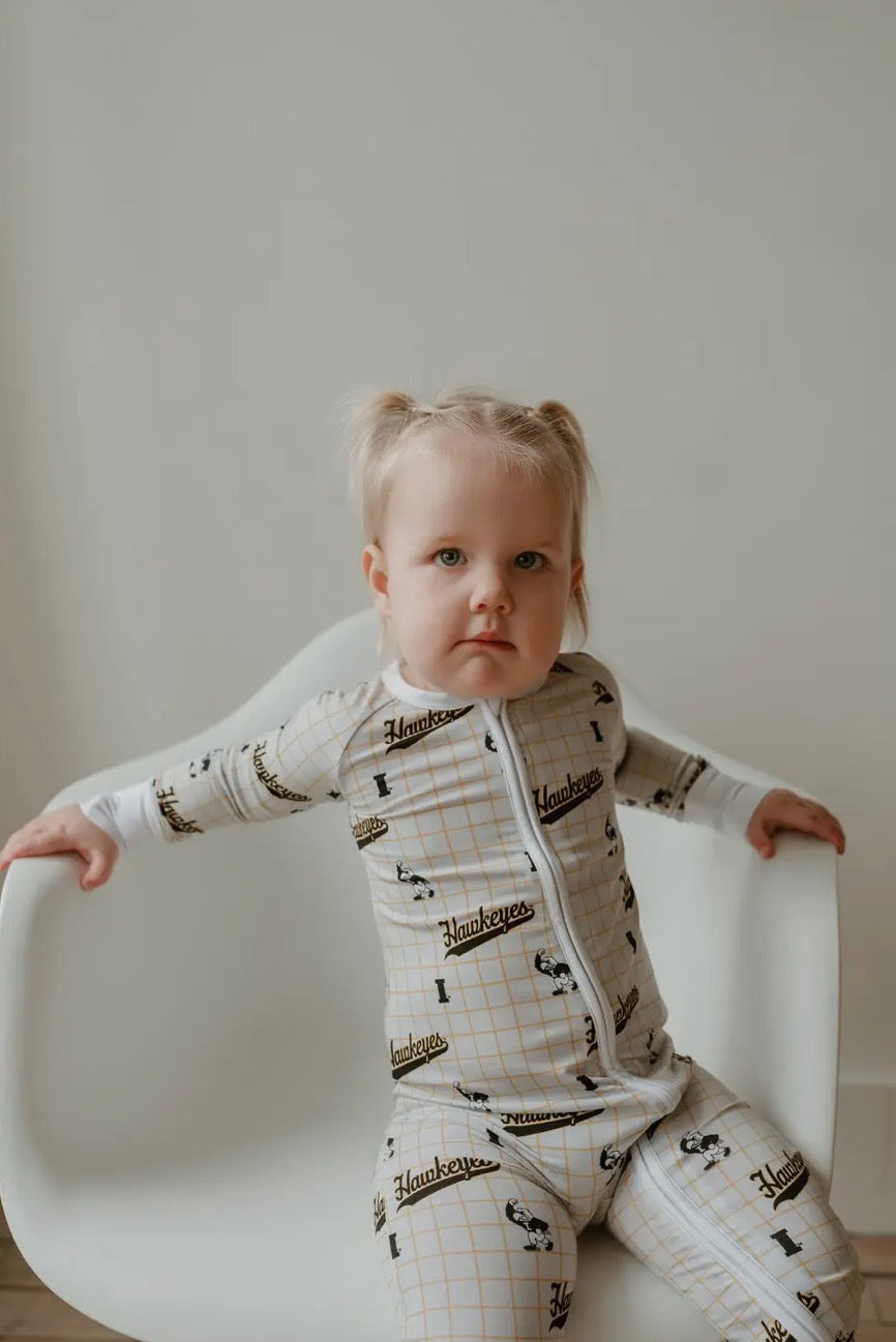 Bamboo Zip Romper | Vintage Iowa
