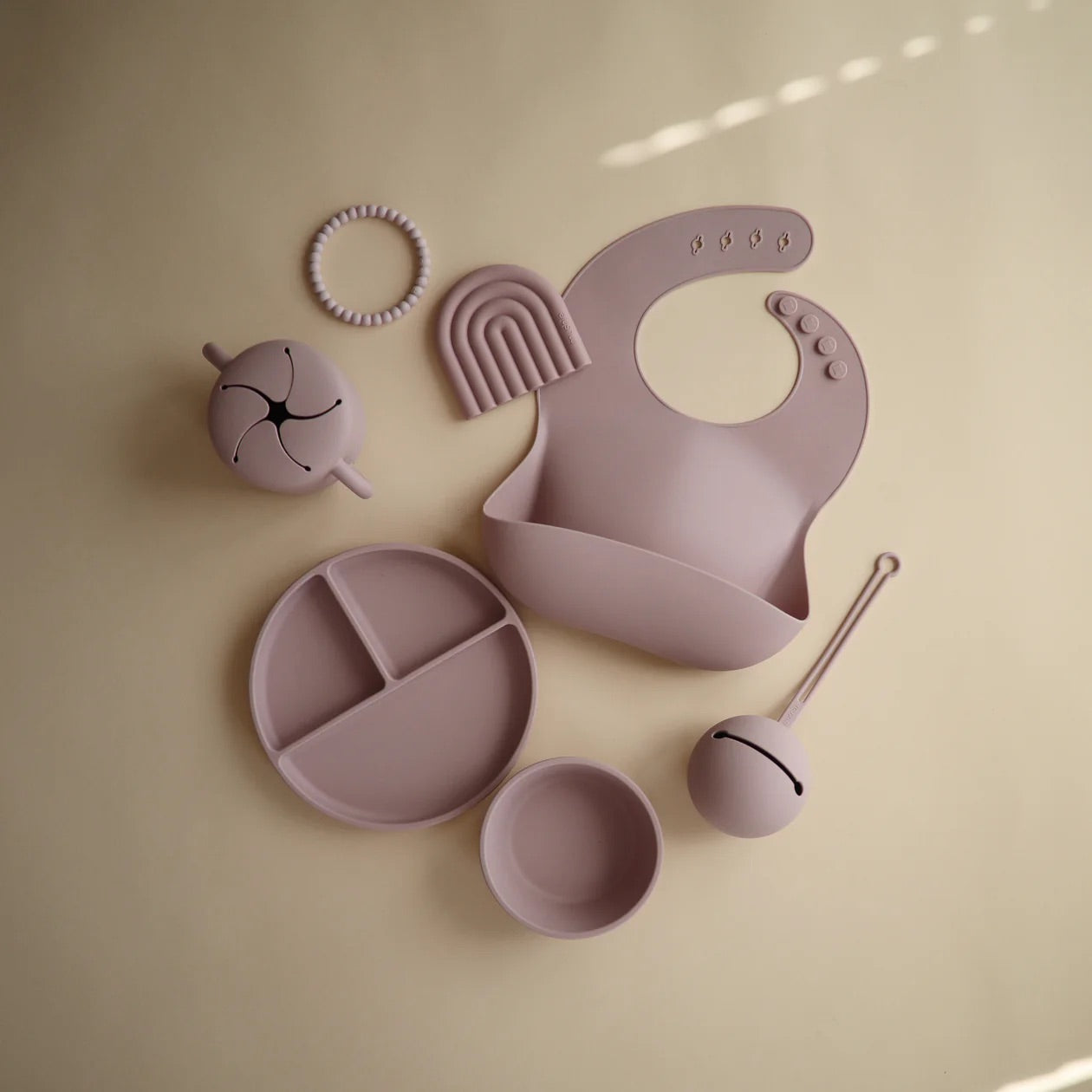 Silicone Suction Plate I Soft Lilac