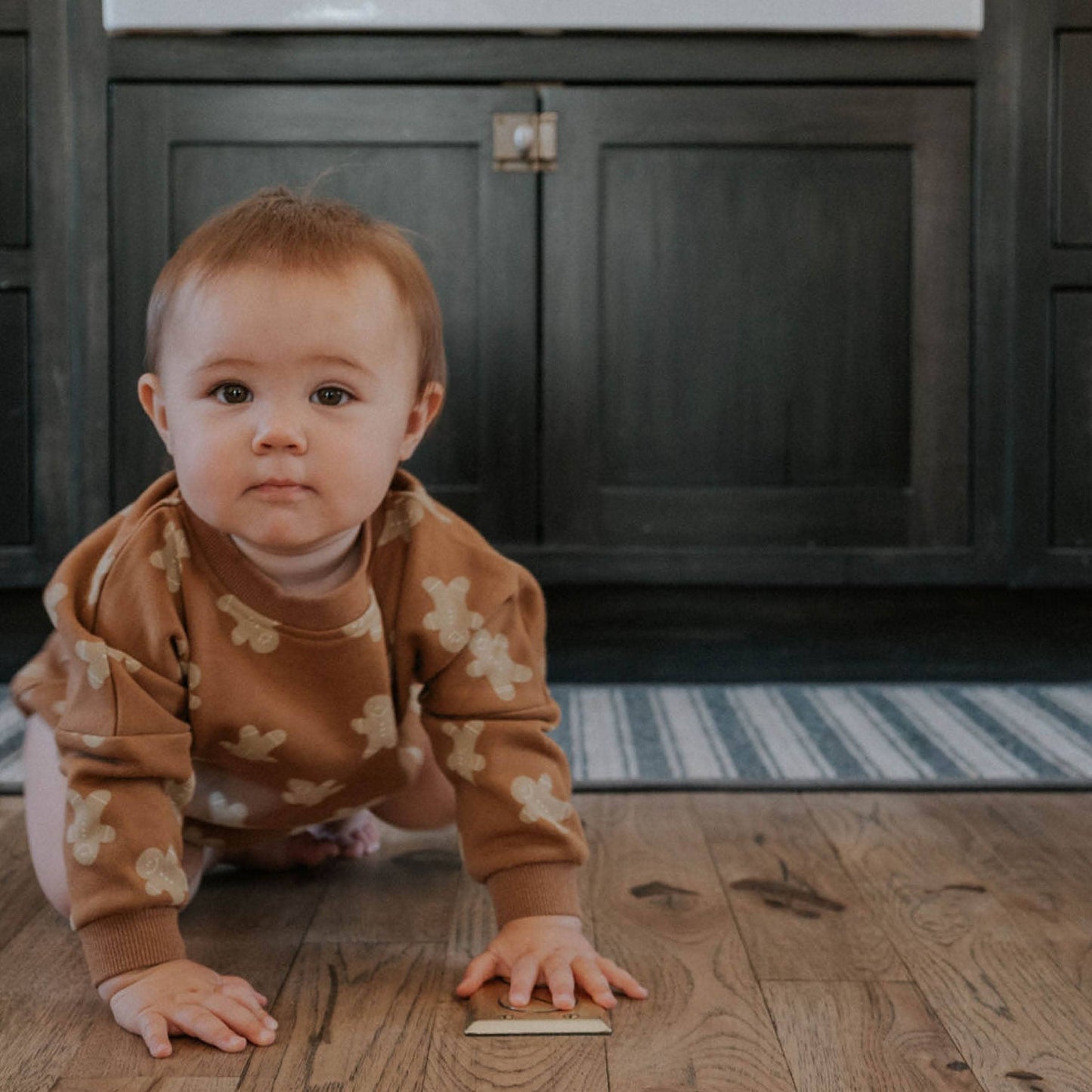 Bubble Romper I Gingerbread