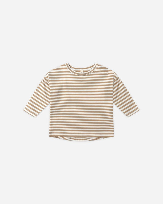 Long Sleeve Tee | Gold Stripe
