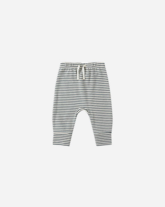 Drawstring Pant | Ocean  Micro Stripe