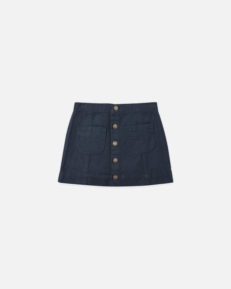 Denver Mini Skirt | Indigo Denim