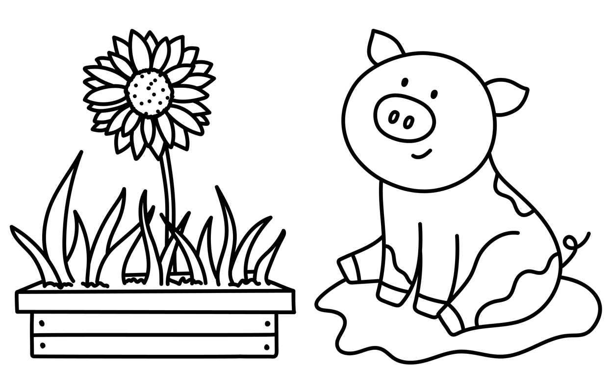 My First Big Coloring Book | Farm Animals