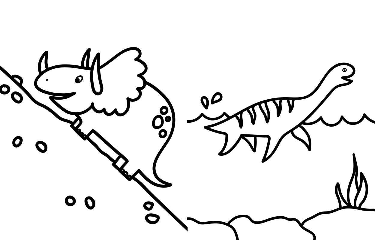 My First Big Coloring Book of | Dinosaurs